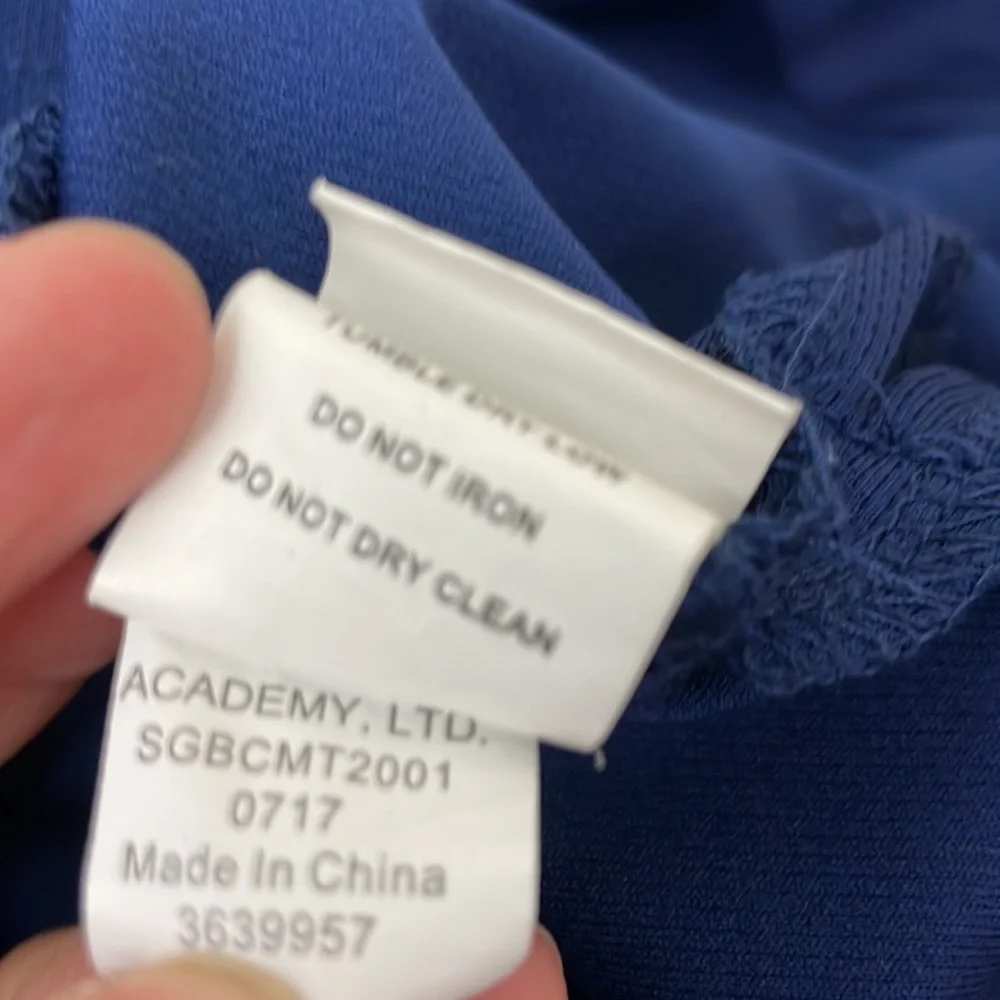 BCG men’s navy blue polo athletic/golf shirt - Picture 6 of 6
